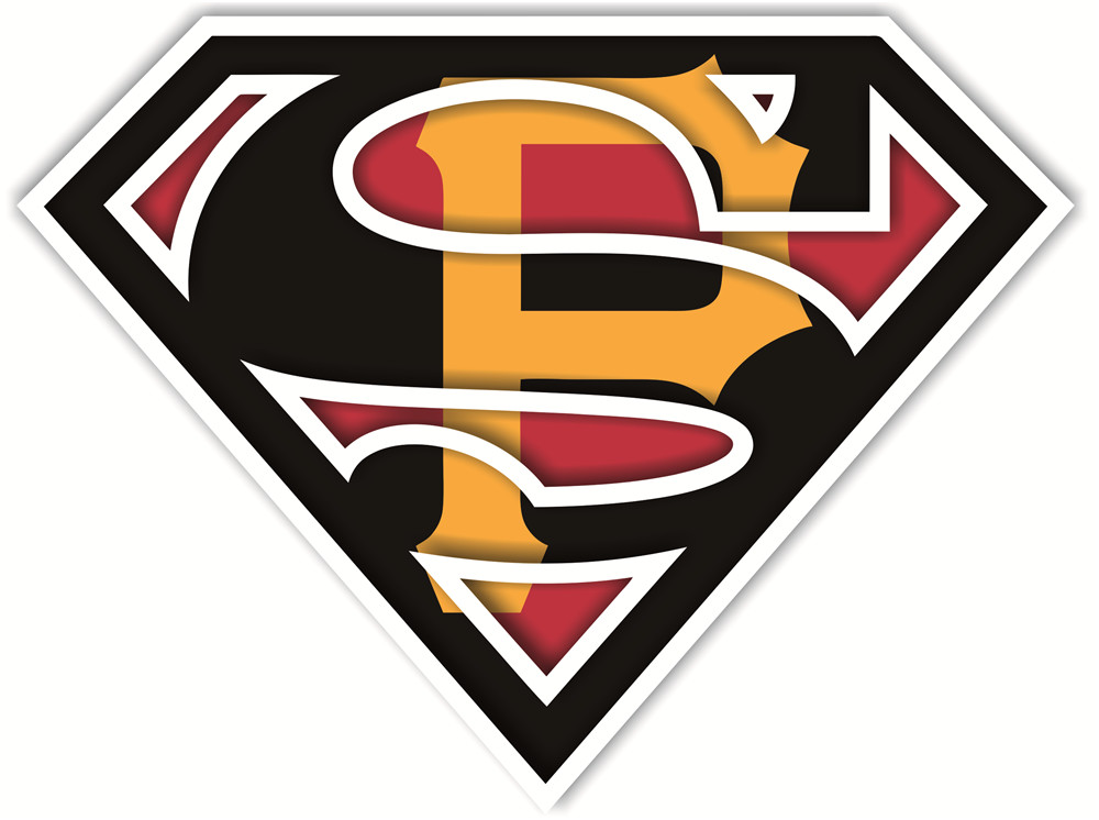 Pittsburgh Pirates superman logos fabric transfer